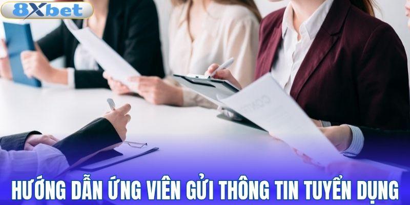 Hướng dẫn ứng viên gửi thông tin tuyển dụng