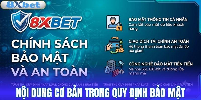 Nội dung cơ bản trong quy định bảo mật