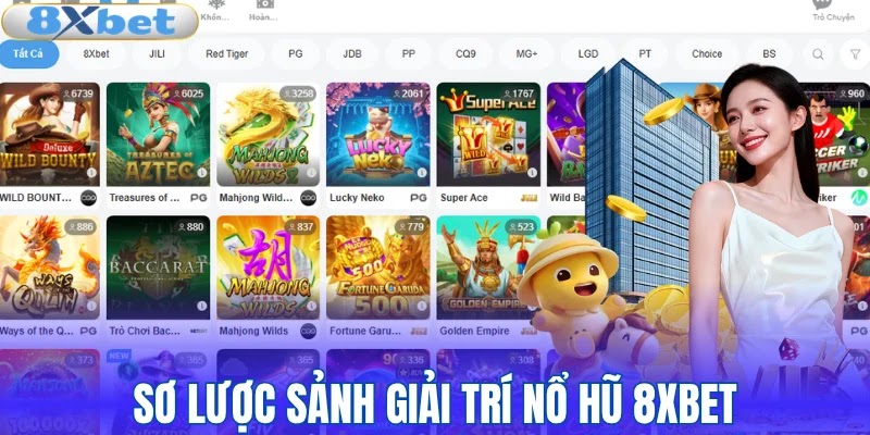 sSơ lược sảnh giải trí nổ hũ 8XBET